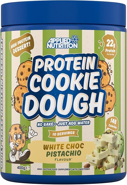 Applied Nutrition Protein Cookie Dough - White Choc Pistachio 400g