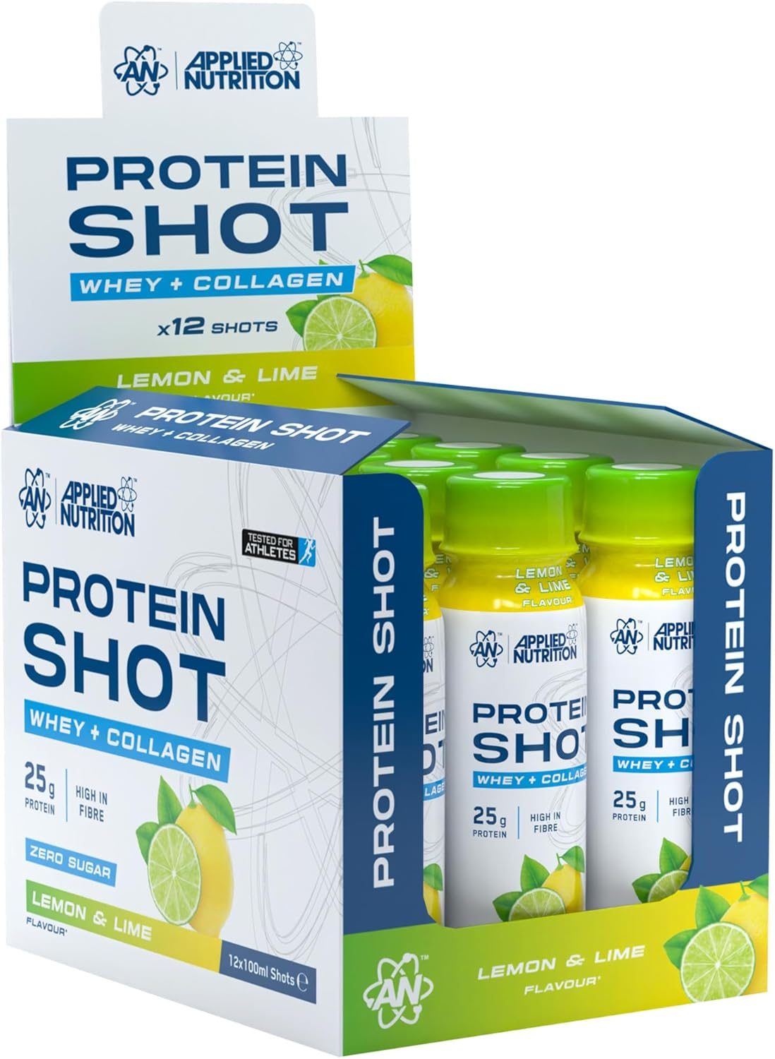 Applied Nutrition Protein Shot (12x 100ml) - Lemon & Lime