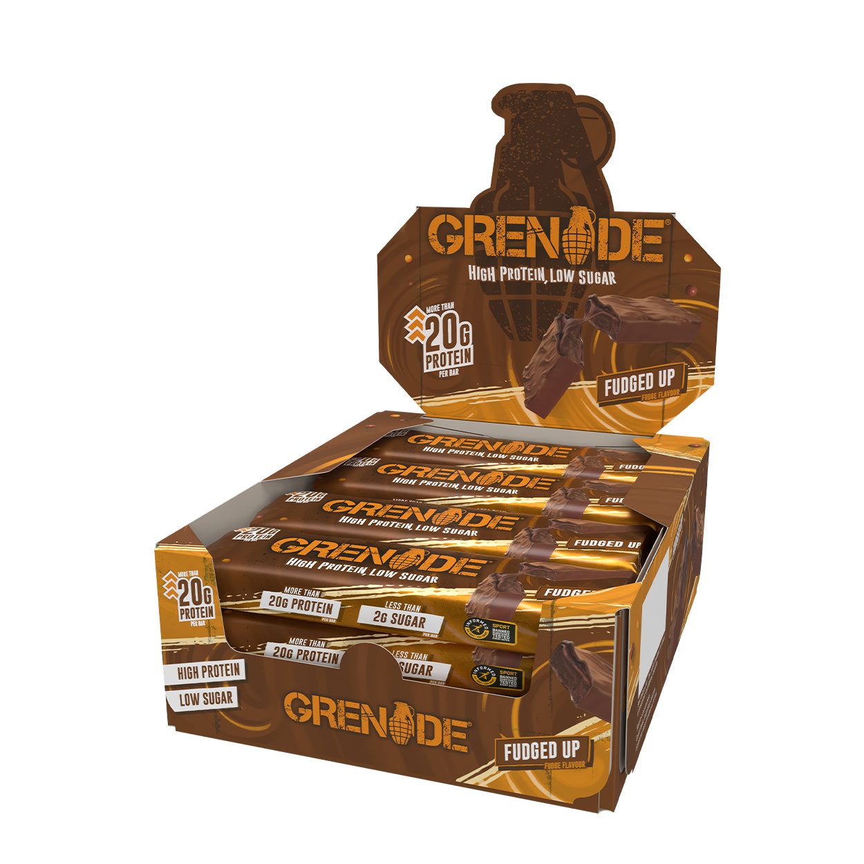 Grenade Protein Bar - Fudged Up 12x60g