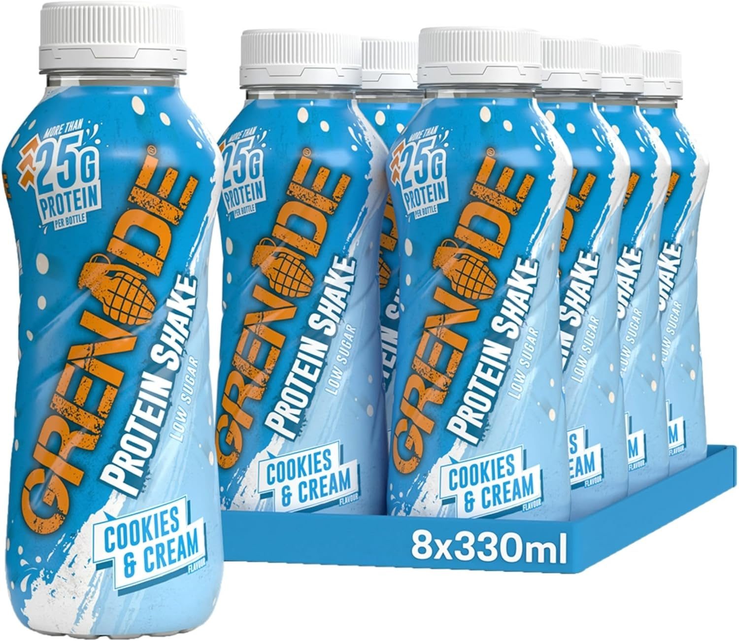 Grenade Protein Shake (8x330ml) - Cookies & Cream