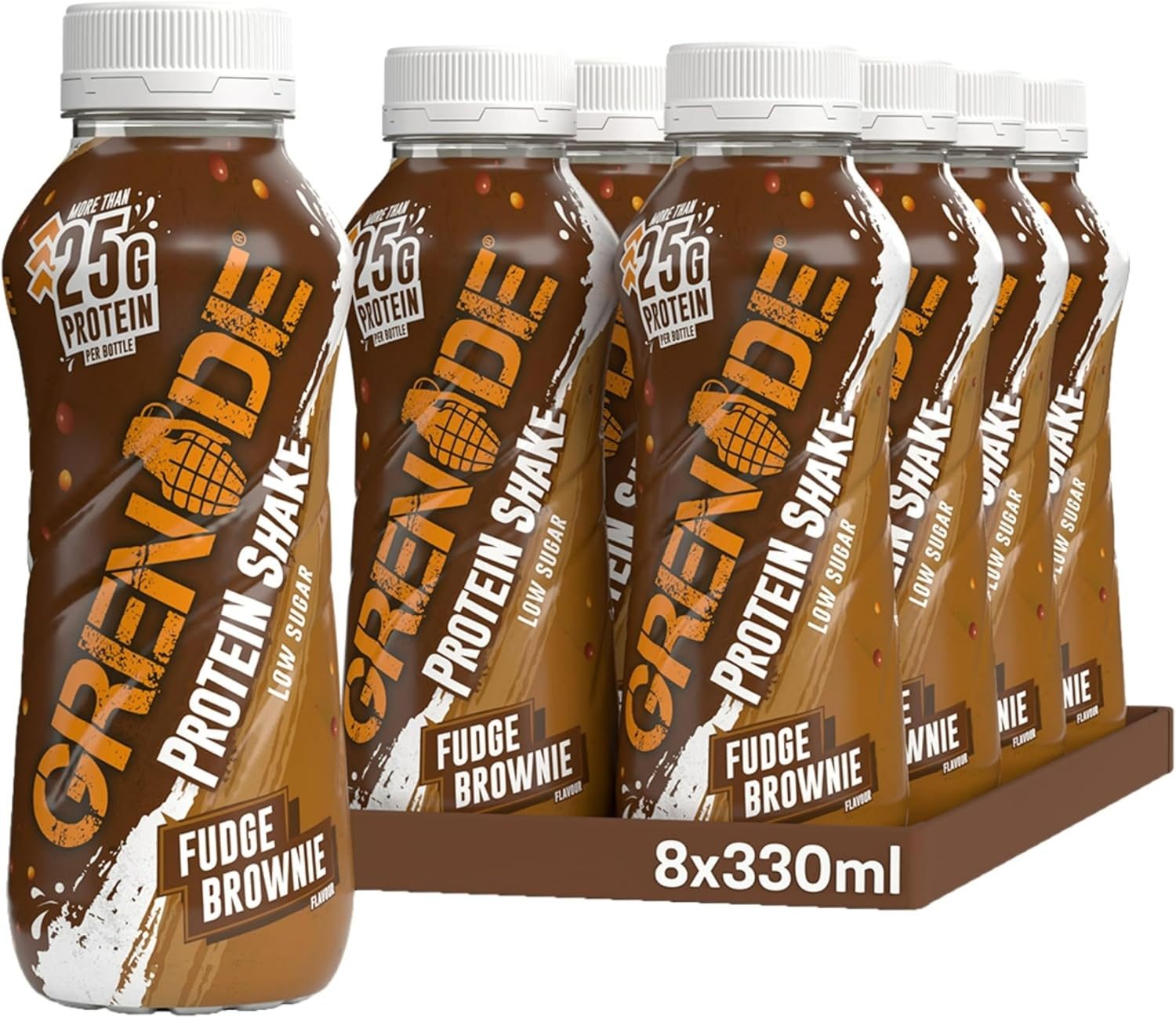 Grenade Protein Shake (8x330ml) - Fudge Brownie