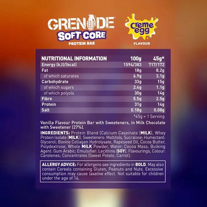 Grenade Protein Bar - Creme Egg 45g — view 2