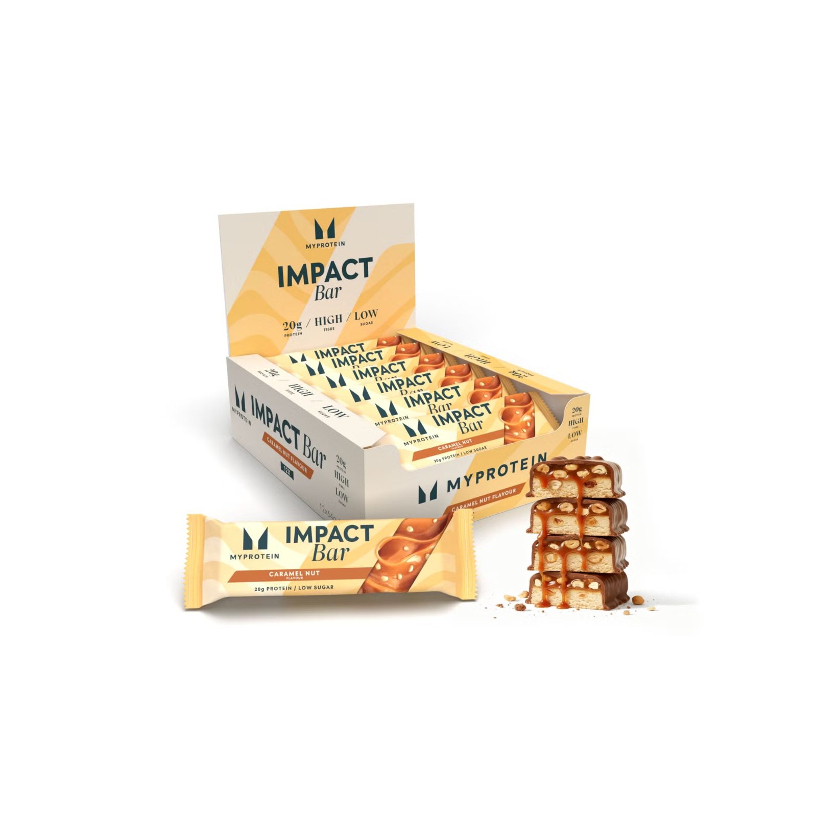 Myprotein Impact Protein Bar (12x64g) - Caramel