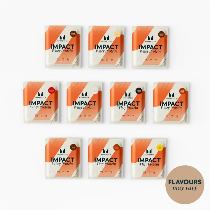 Myprotein Impact Whey Protein Sample Box (10 x 25g Sachet)