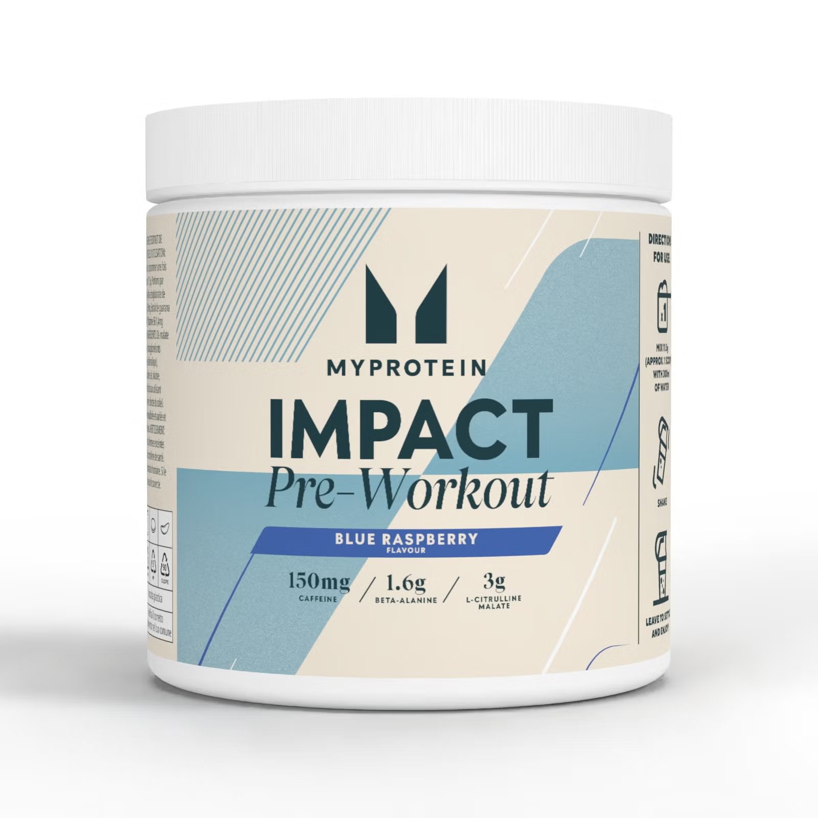 Myprotein Impact Pre Workout - Blue Raspberry 500g