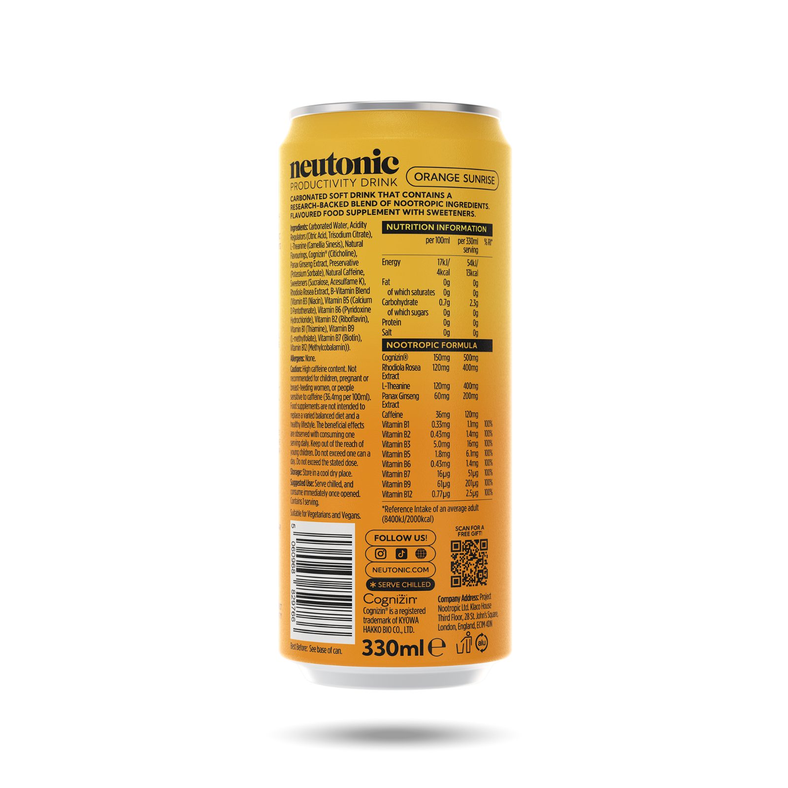 Neutonic Orange (12x330ml) — view 4