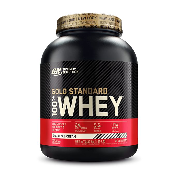 Optimum Nutrition Gold Standard 100% Whey - Cookies & Cream 2.27kg