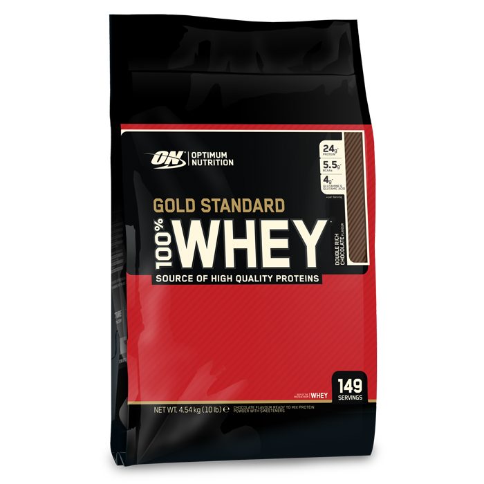 Optimum Nutrition Gold Standard 100% Whey - Double Rich Chocolate 4.54kg