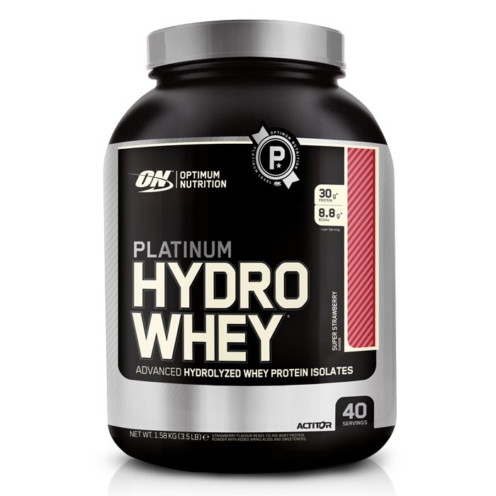 Optimum Nutrition Platinum Hydro Whey (1.6kg) - Strawberry