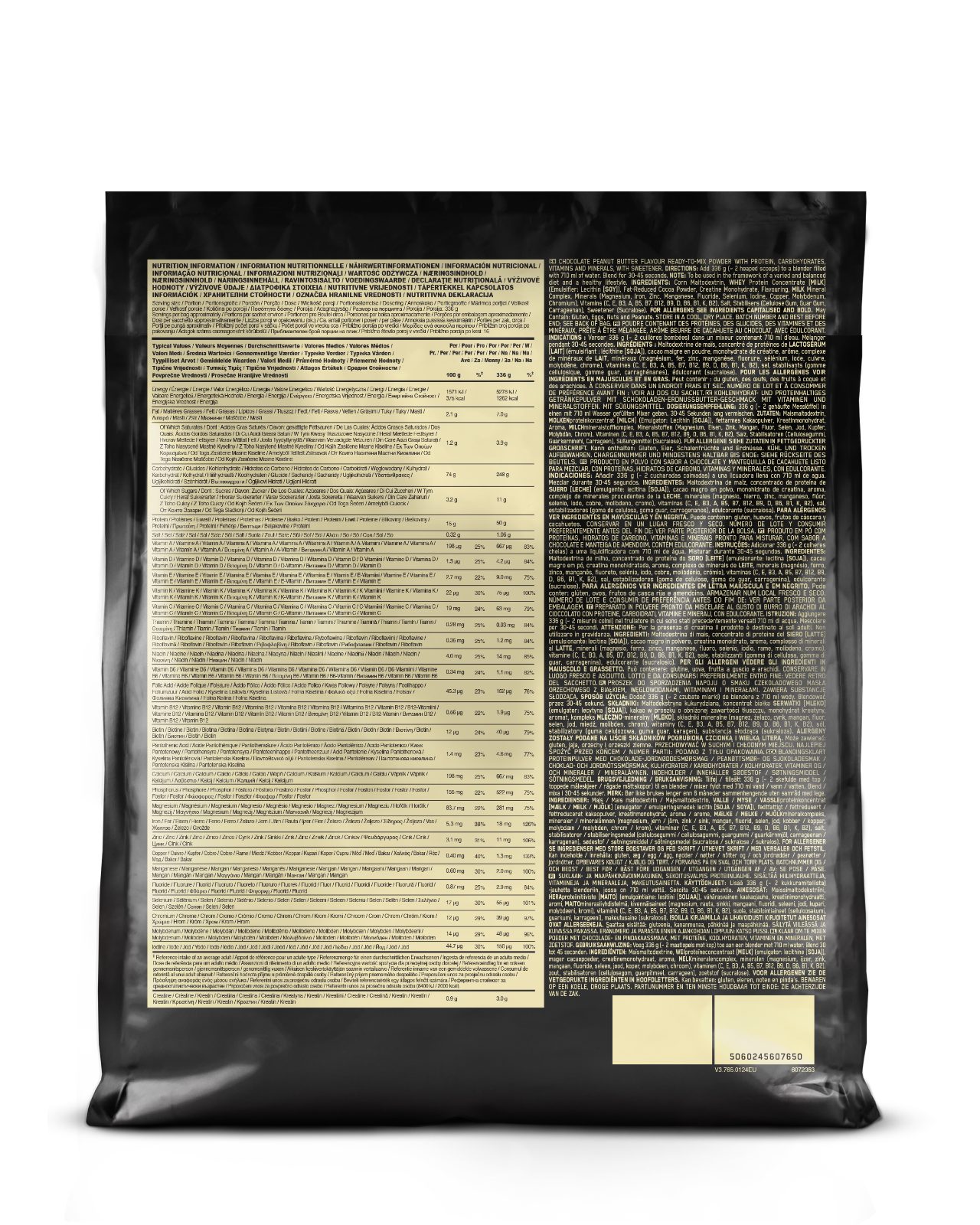 Optimum Nutrition Serious Mass Chocolate - 5.45kg — view 4