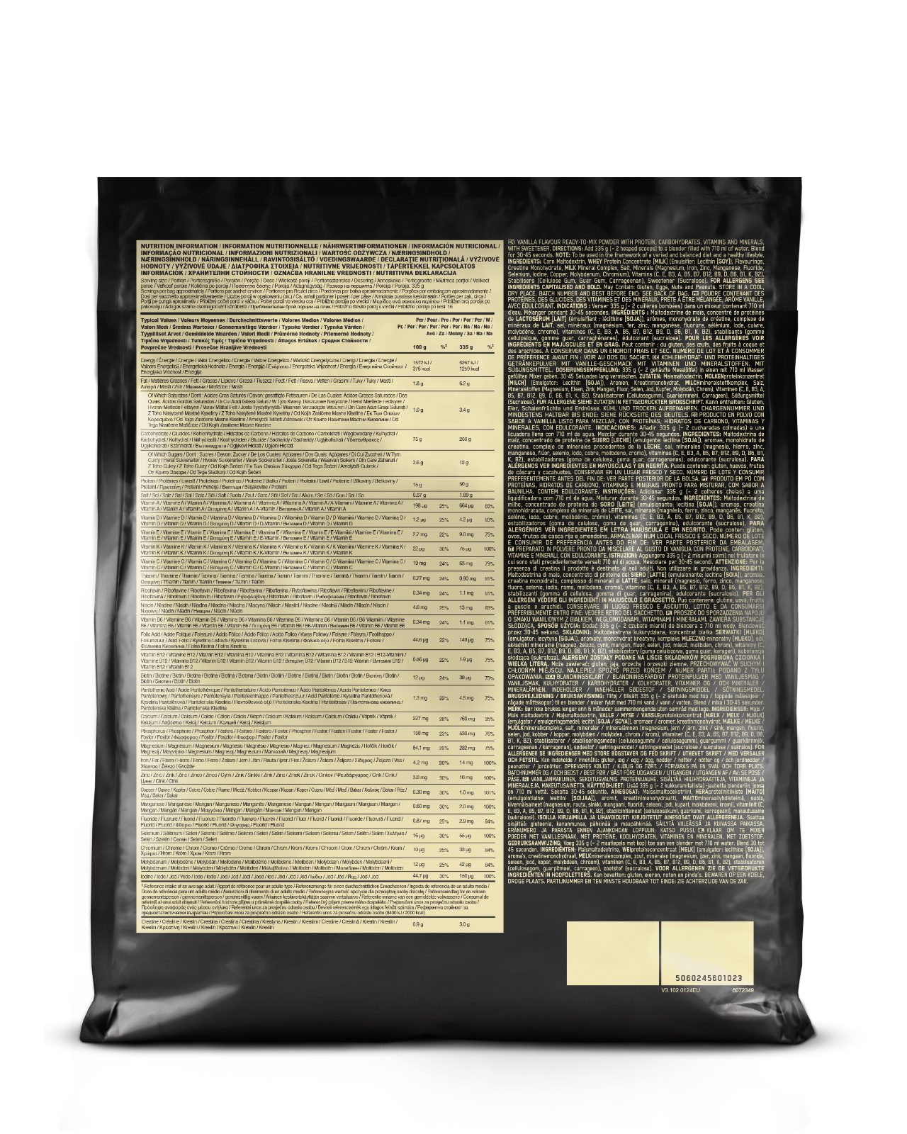Optimum Nutrition Serious Mass - Vanilla 5.45kg — view 4
