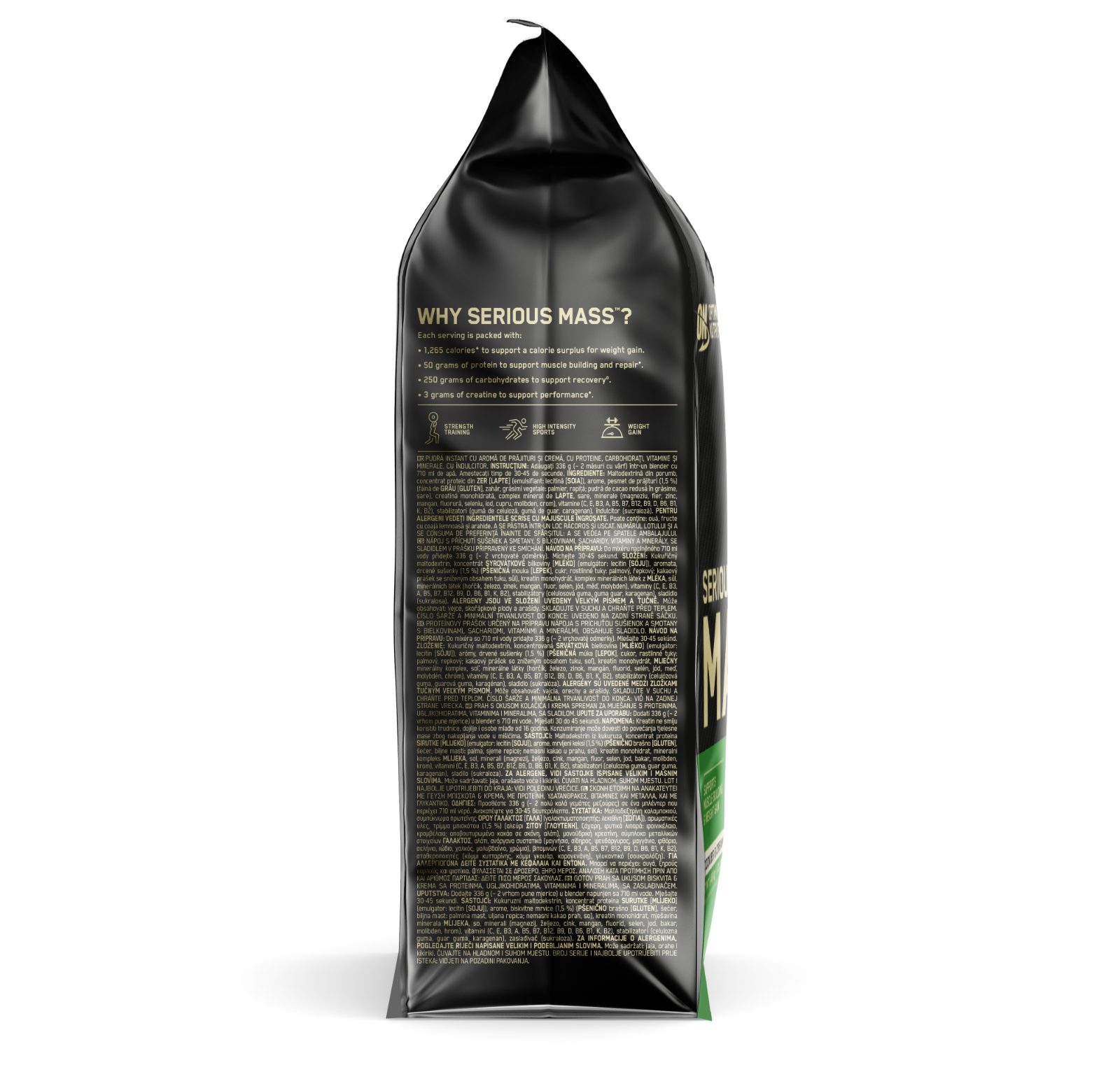 Optimum Nutrition Serious Mass - Cookies & Cream 5.45kg — view 2