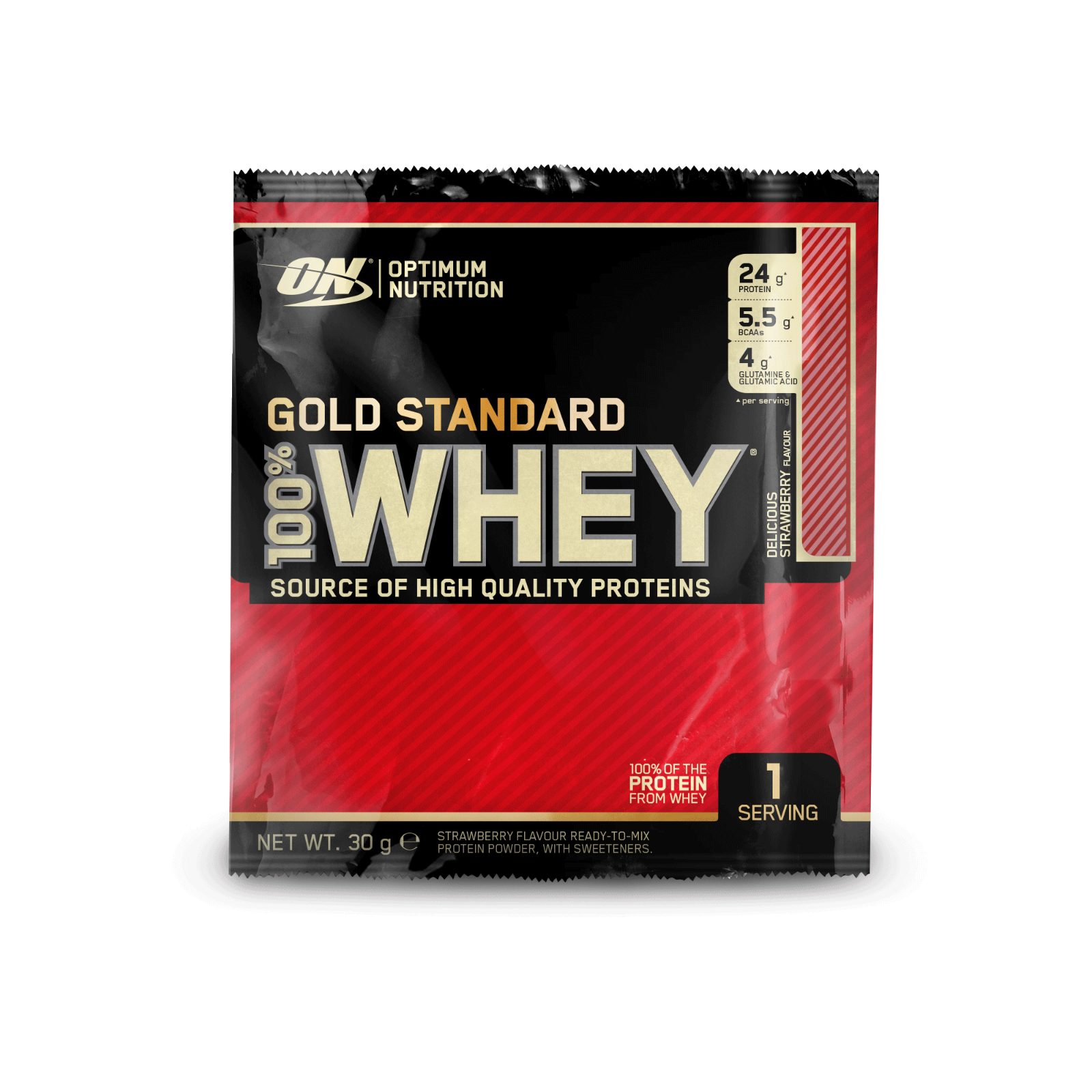 Optimum Nutrition Gold Standard 100% Whey - Delicious Strawberry 24x30g