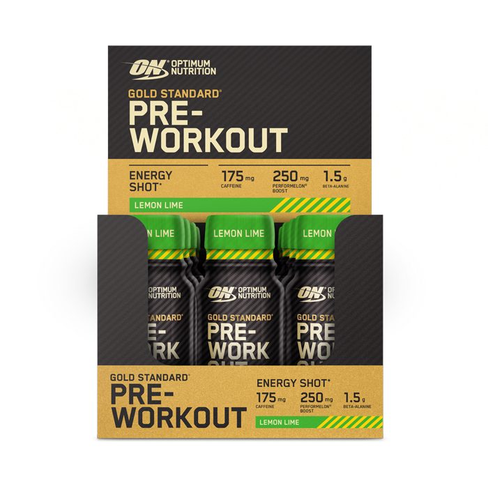 Optimum Nutrition Gold Standard Pre Workout Shot - Lemon & Lime 12x60ml