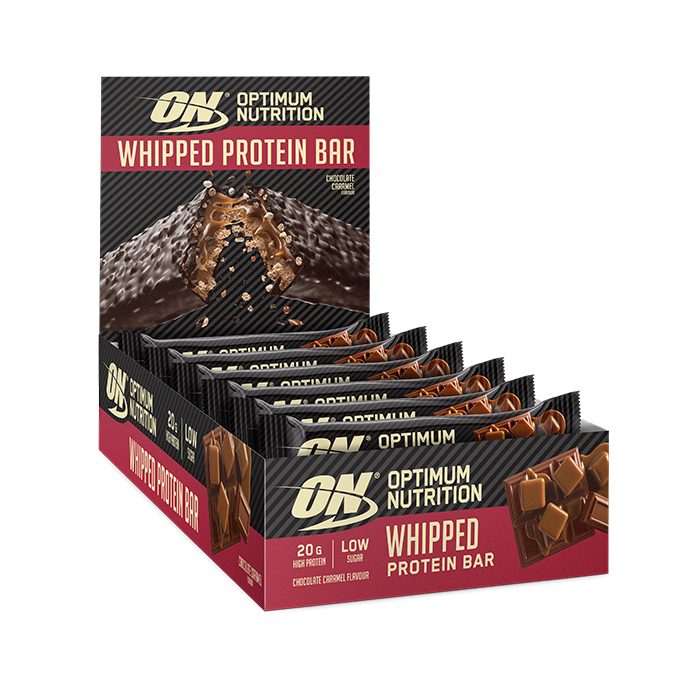 Optimum Nutrition Whipped Protein Bar - Chocolate Caramel 10x60g