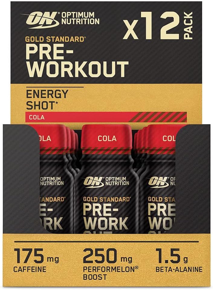 Optimum Nutrition Gold Standard Pre Workout Shot - Cola 12x60ml