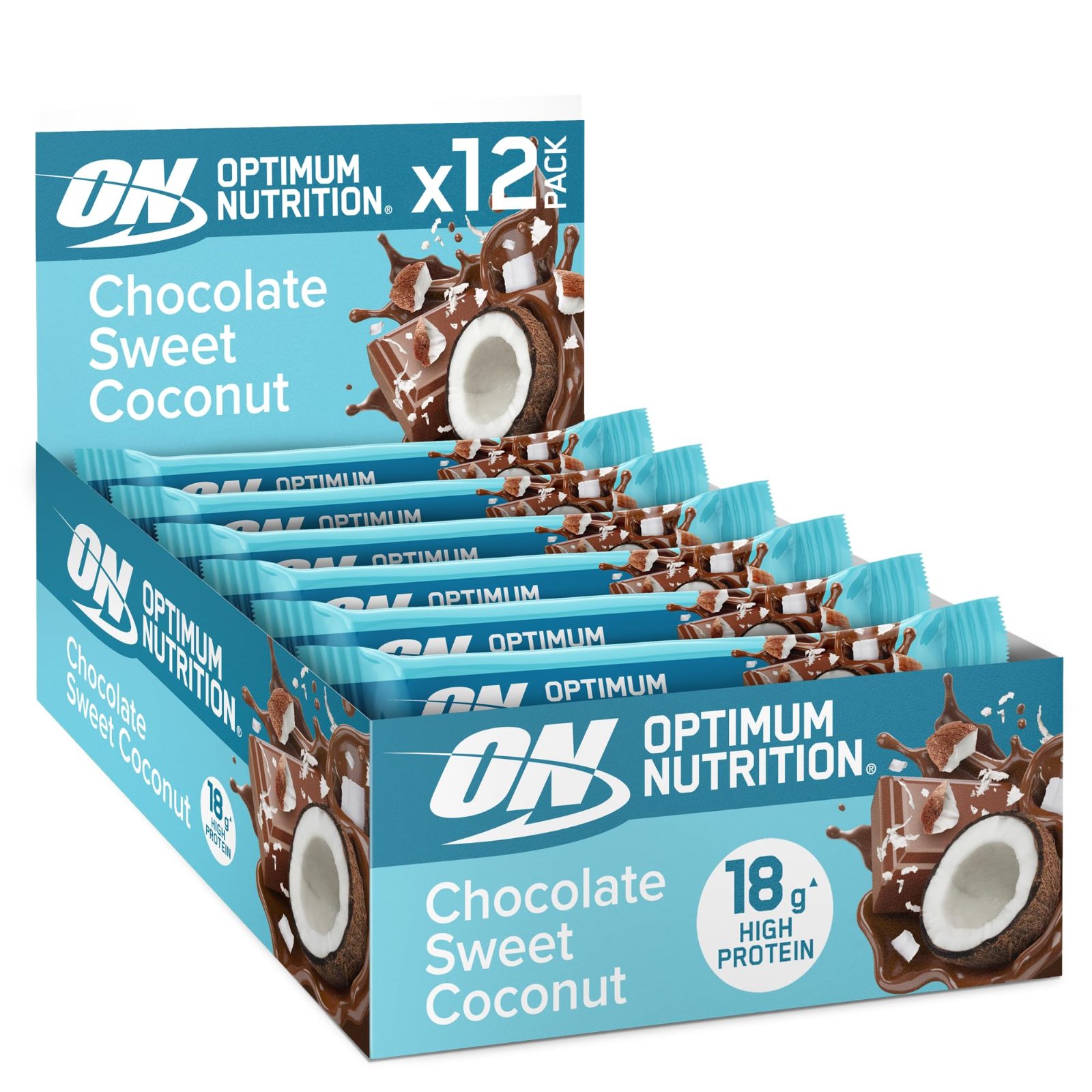 Optimum Nutrition Crunch Bar - Sweet Coconut 12x55g