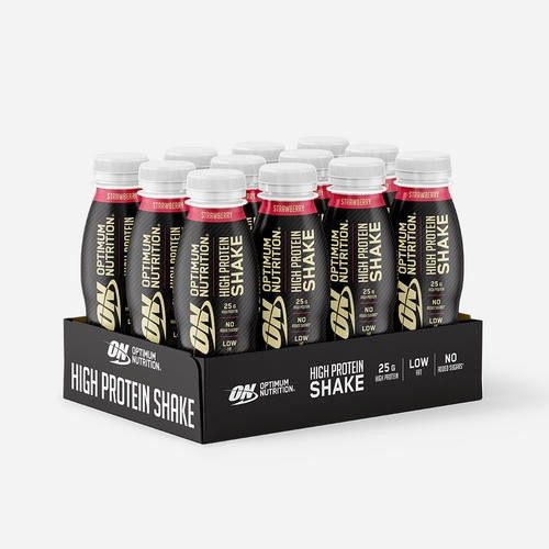 Optimum Nutrition Protein Shake - Strawberry 12x330ml