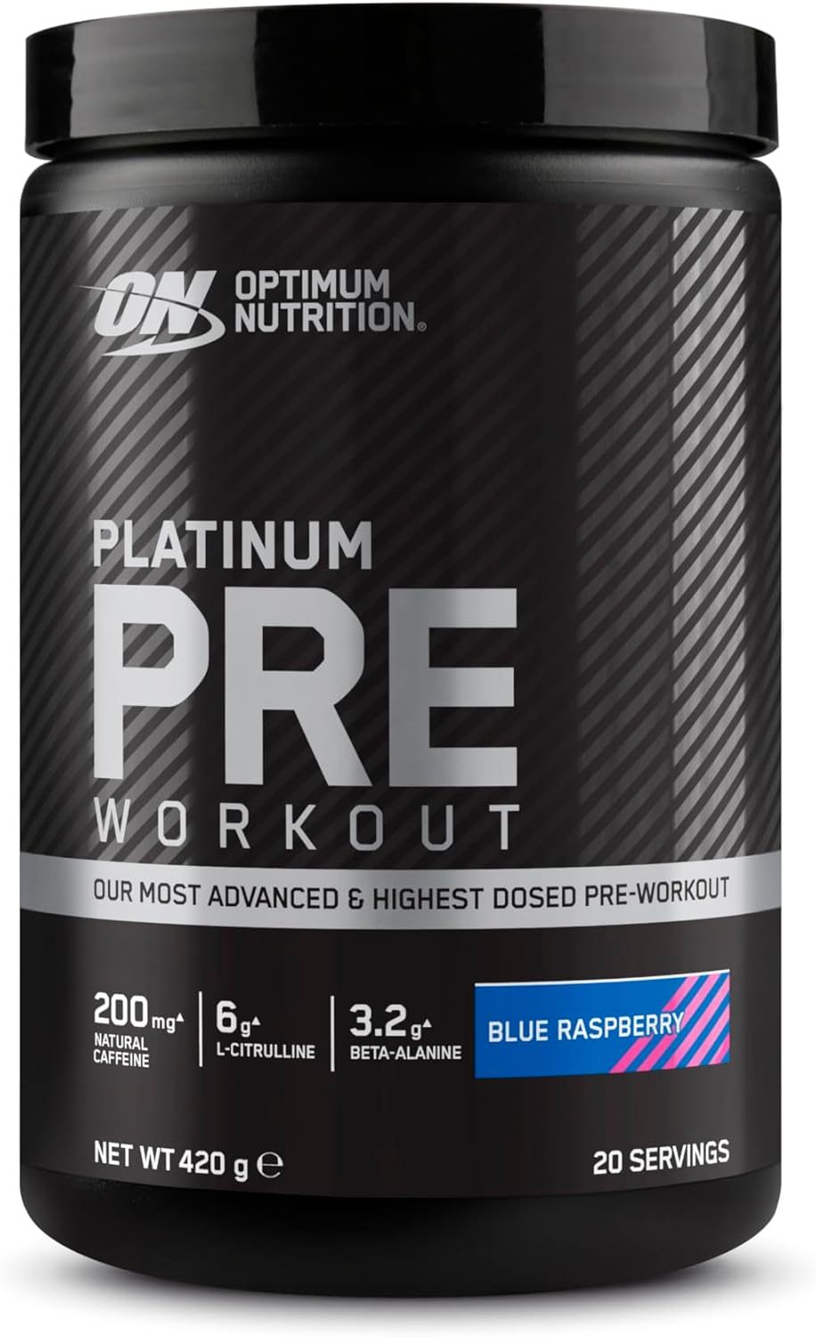 Optimum Nutrition Platinum Pre Workout (420g) - Blue Razz