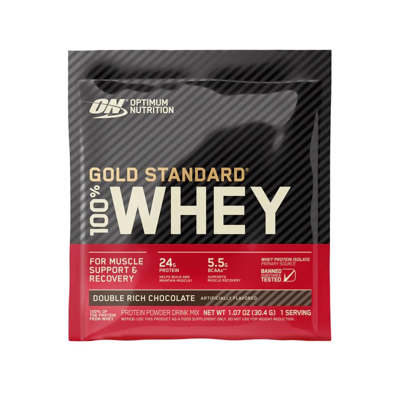 Optimum Nutrition Gold Standard 100% Whey Sachet (32g) - Double Rich Chocolate
