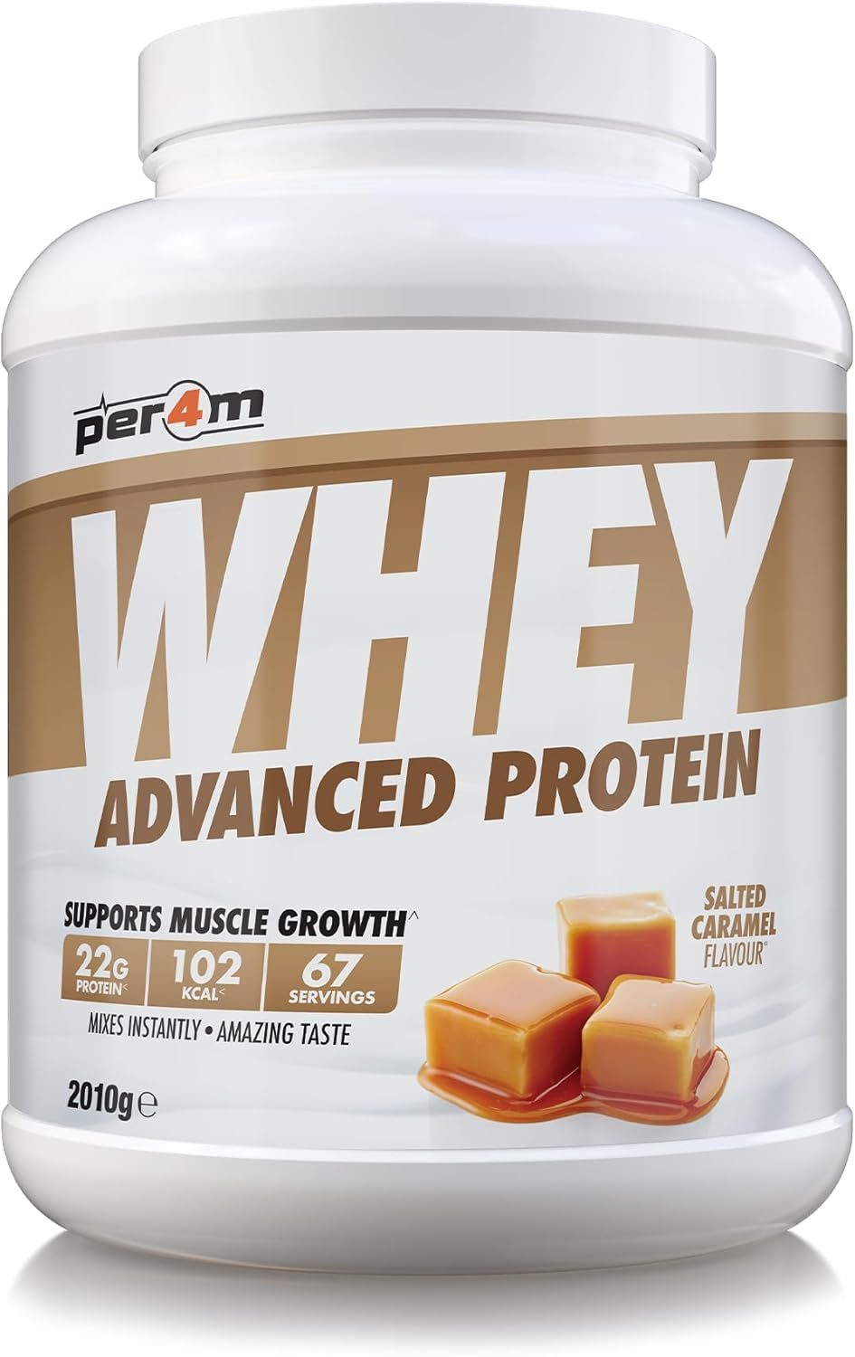 Per4m Advanced Whey Protein - Salted Caramel 2.01kg