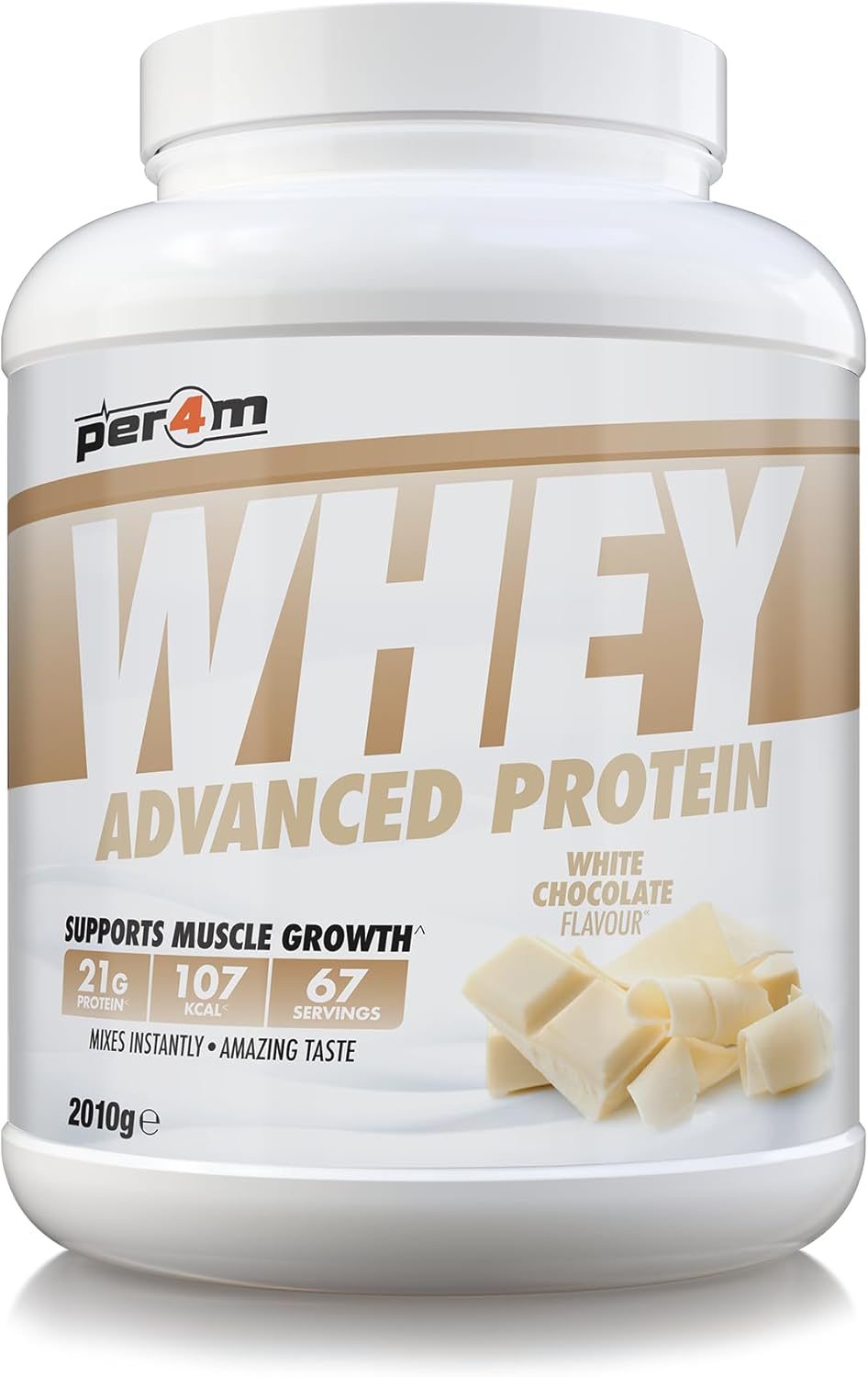 Per4m Advanced Whey Protein - White Chocolate 2.01kg