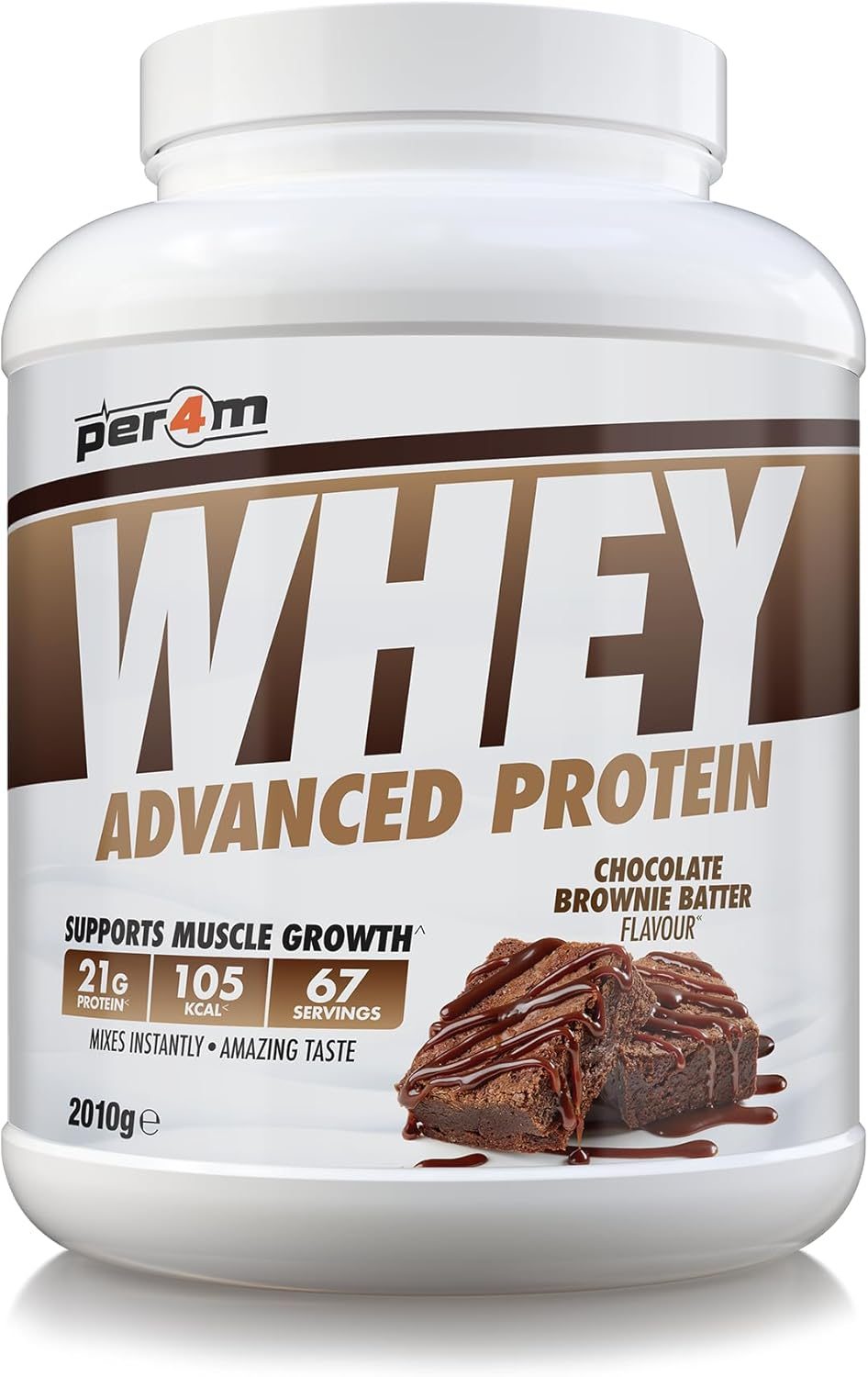 Per4m Advanced Whey Protein - Chocolate Brownie Batter 2.01kg