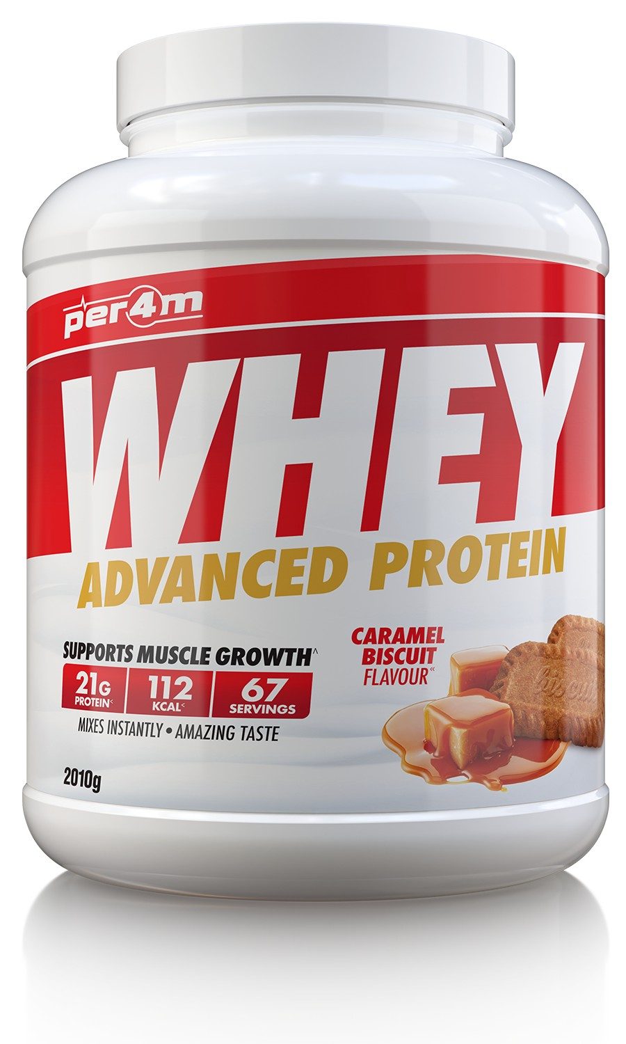 Per4m Advanced Whey Protein - Caramel Biscuit 2.01kg