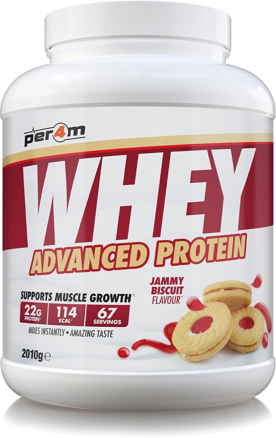 Per4m Advanced Whey Protein - Jammy Biscuit 2.01kg