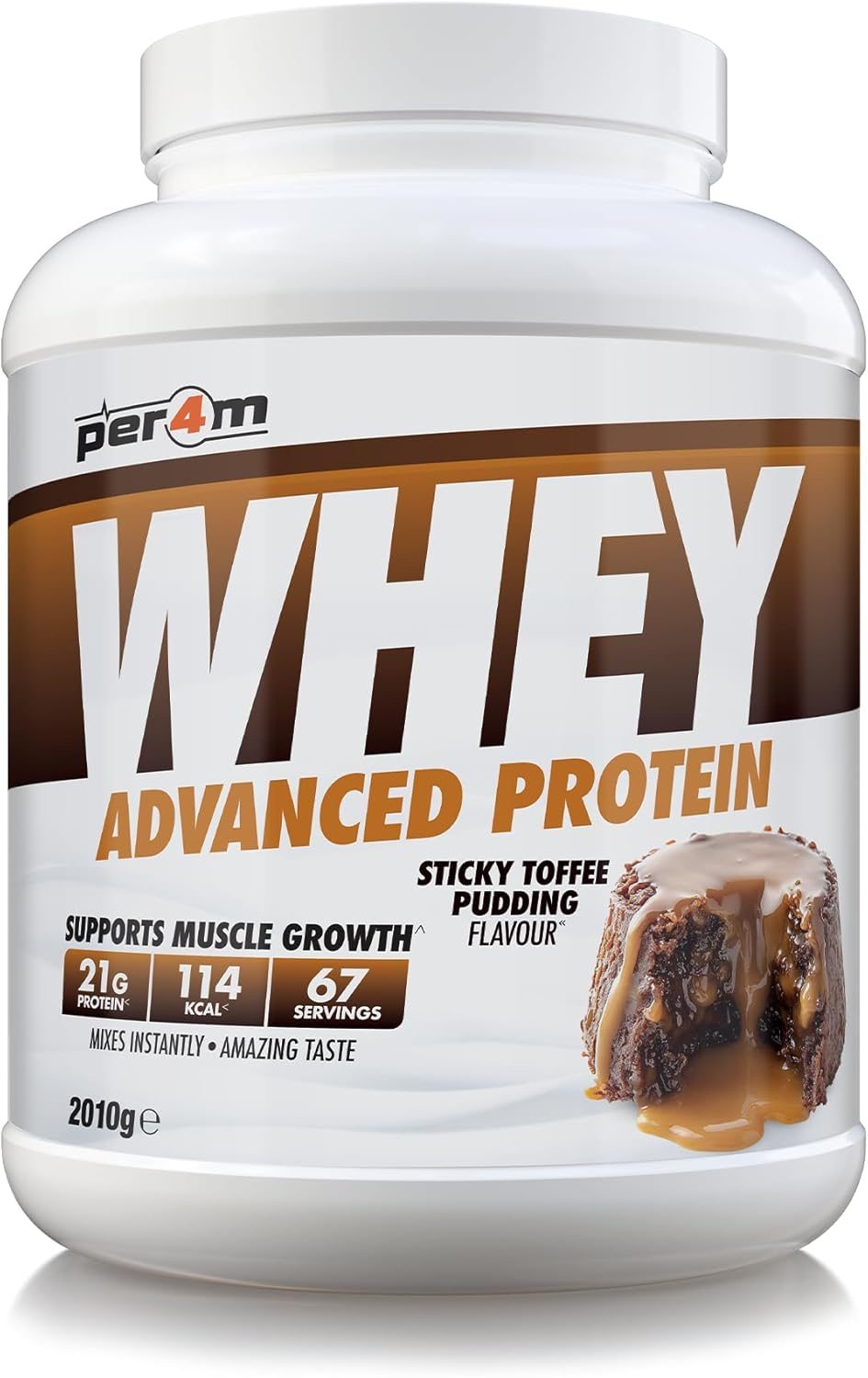 Per4m Advanced Whey Protein - Sticky Toffee 2.01kg